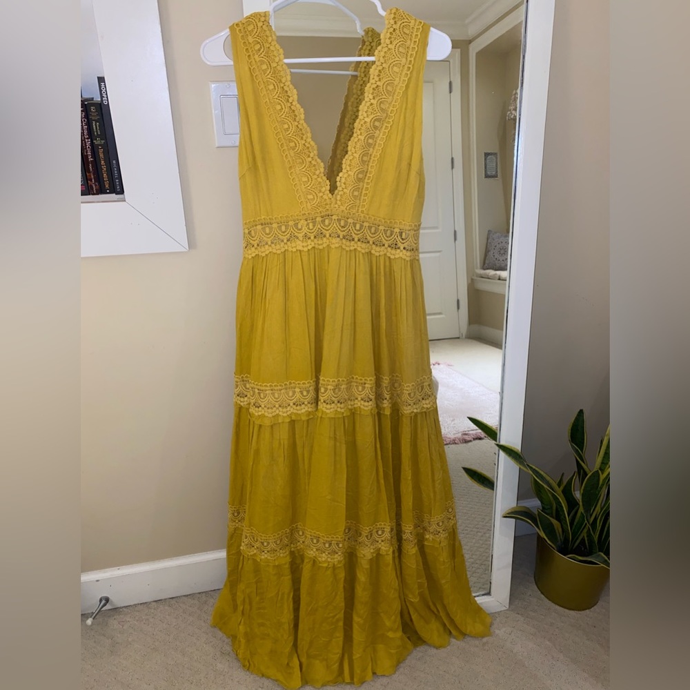 Yellow Maxi Sundress